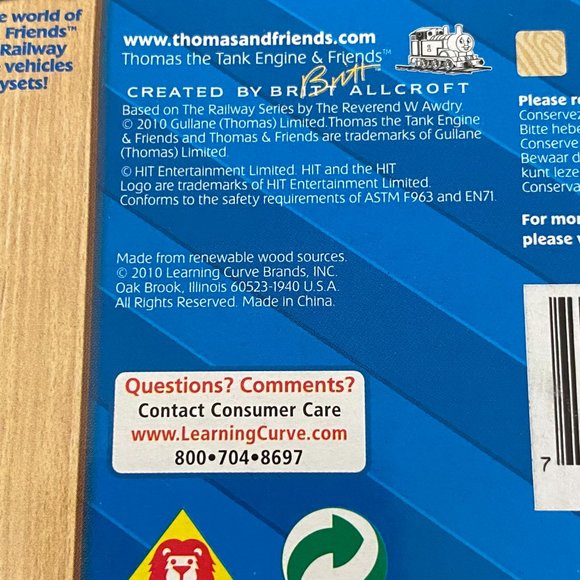 Learning Curve Thomas & Friends Wooden Railway BILLY #LC99046 *RARE* 2008 - Picture 14 of 15